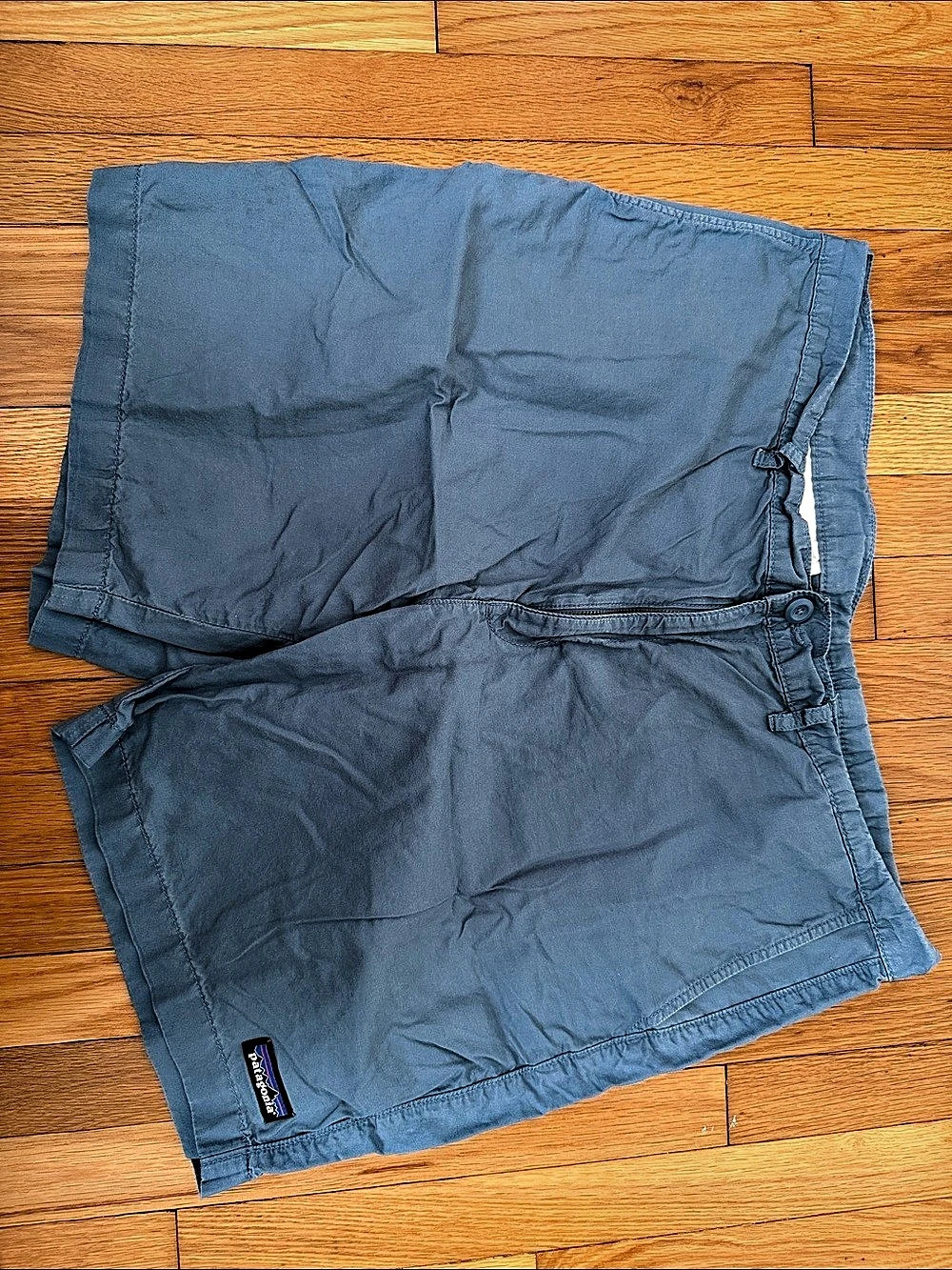 Patagonia Lightweight All-Wear Cotton Hemp Shorts Blue Waist 36